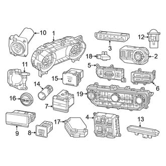 Jeep OE - Instrument Panel - Cluster & Switches