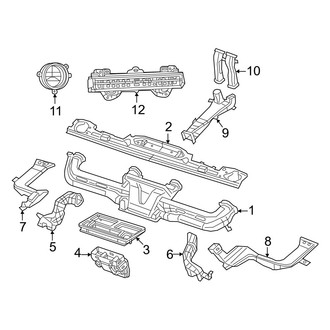 Jeep OE - Instrument Panel - Ducts
