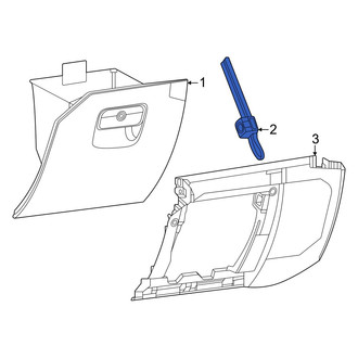 Jeep OE - Front Glove Box Support