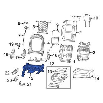 Jeep OE - Front Right Seat Track