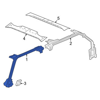 Jeep OE - Front Left Roll Bar