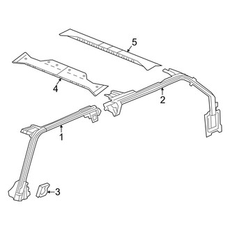 Jeep OE - Roll Bar & Components - Roll Bar
