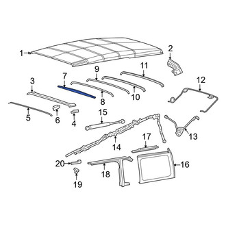 Jeep OE - Front Roof Bow