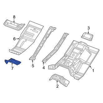 Jeep OE - Front Right Floor Extension