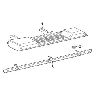 Jeep OE - Pillars, Rocker & Floor - Exterior Trim (4 Doors)