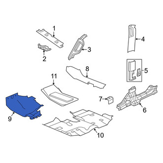 Jeep OE - Front Left Floor Carpet
