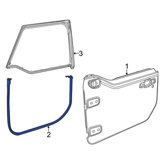 Jeep OE - Front Left Lower Outer Door Seal