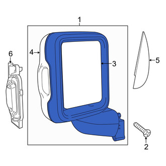Jeep OE - Front Left Door Mirror