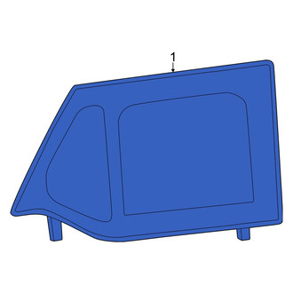 Jeep OE - Front Left Door Glass