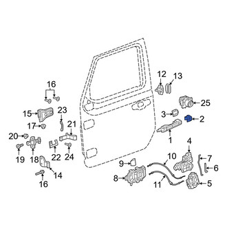 Jeep OE - Rear Exterior Door Handle Cover