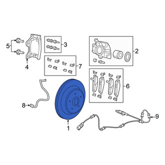 Jeep OE - Rear Disc Brake Rotor