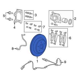 Jeep OE - Rear Disc Brake Rotor