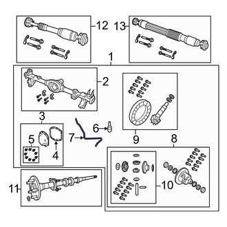 Jeep OE - Rear Differential Vent Hose