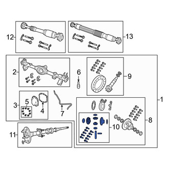 Jeep OE - Rear Differential Carrier Gear Kit