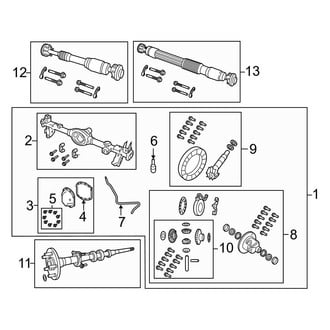 Jeep OE - Rear Suspension - Axle Housing (Dana 44, M220 Wide (Code DRF))