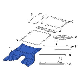 Jeep OE - Rear Floor Carpet
