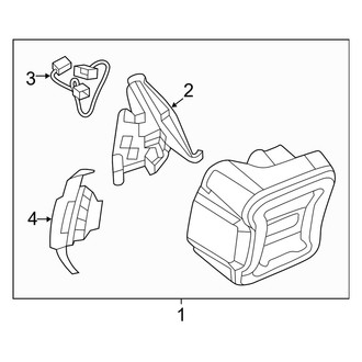 Jeep OE - Rear Lamps - Combination Lamps (LED, W/O Blind Spot)