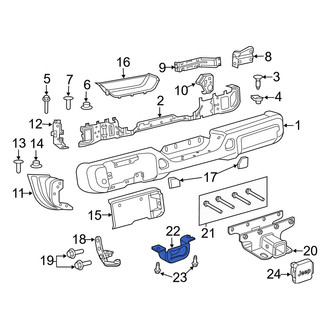 Jeep OE - Trailer Hitch Bracket