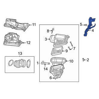 Jeep OE - Air Cleaner Bracket