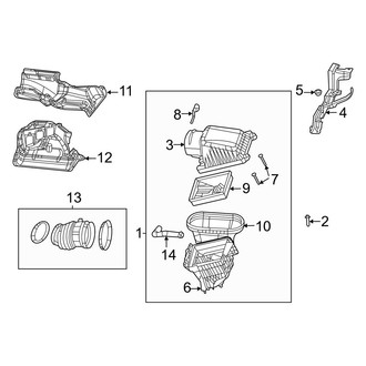 Jeep OE - Engine - Air Inlet (6.4L)