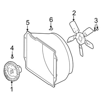 Jeep OE - Cooling Fan (Mechanical)