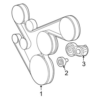 Jeep OE - Cooling - Belts & Pulleys (Rubicon / Sahara / Sport / X)