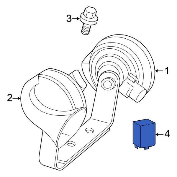 Jeep OE 56006771 Horn Relay