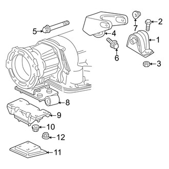 Jeep OE - Engine & Transmission Mounting (4.0L)