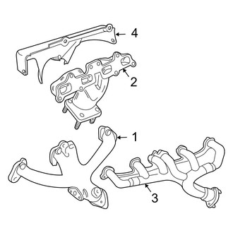 Jeep OE - Exhaust System - Manifold (2.4L)