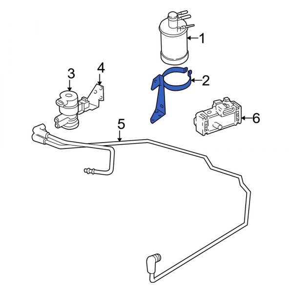 Vapor Canister Bracket