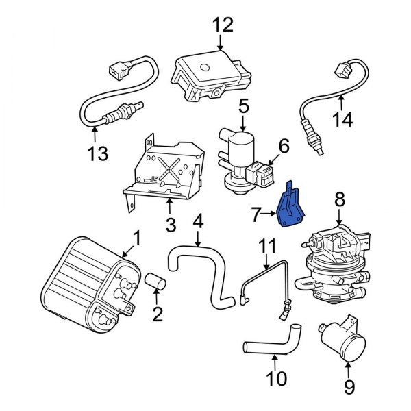 Vapor Canister Purge Solenoid Bracket