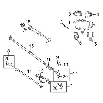 Jeep OE - Steering Gear & Linkage (Power)