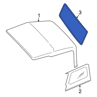 Jeep OE - Back Glass