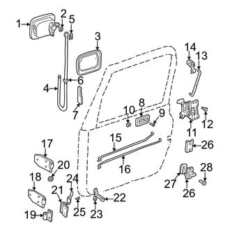 Jeep OE - Door - Lock & Hardware (Full Door)
