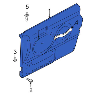 Jeep OE - Front Right Inner Door Interior Trim Panel