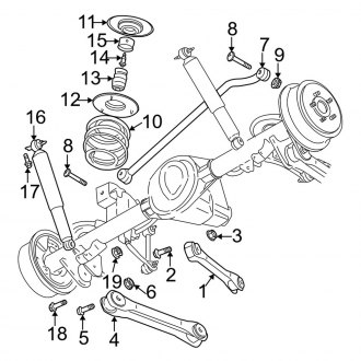 2005 Jeep Wrangler OEM Suspension Parts | Shocks, Struts — 