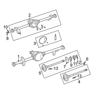 Jeep OE - Rear Suspension - Axle Housing