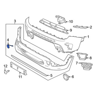 Jeep OE - Front Tow Eye Cap