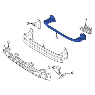 Jeep OE - Front Upper Bumper Impact Bar