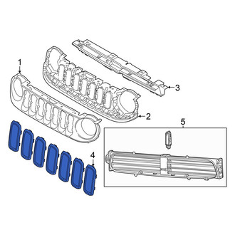 Jeep OE - Front Lower Grille Molding