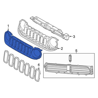 Jeep OE - Front Upper Grille