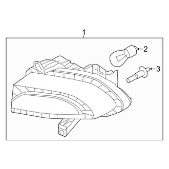 Jeep OE - Front Lamps - Park & Signal Lamps