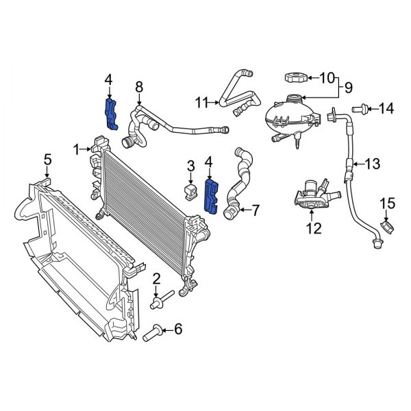 Radiator Mount Bracket