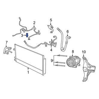 Jeep OE - A/C Refrigerant Pressure Sensor