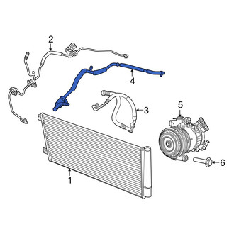 Jeep OE - A/C Refrigerant Suction Hose