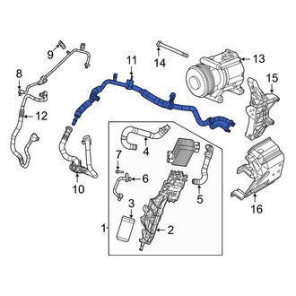 Jeep OE - A/C Refrigerant Suction Hose