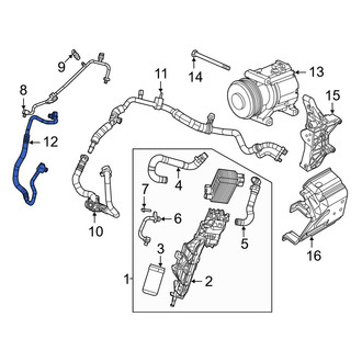 Jeep OE - A/C Refrigerant Suction Hose