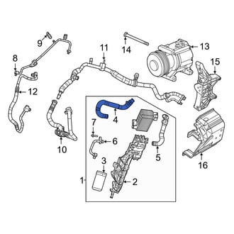 Jeep OE - Upper Radiator Coolant Hose
