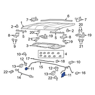 Jeep OE - Front Left Hood Lock