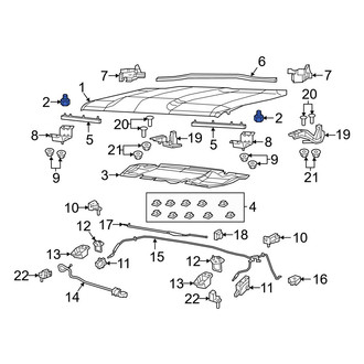Jeep OE - Front Hood Stop Buffer